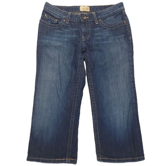 Buckle Denim - BKE Denim Womens 28 (30x20) Jeans Cropped Low Rise Stretch Embroidered Blue